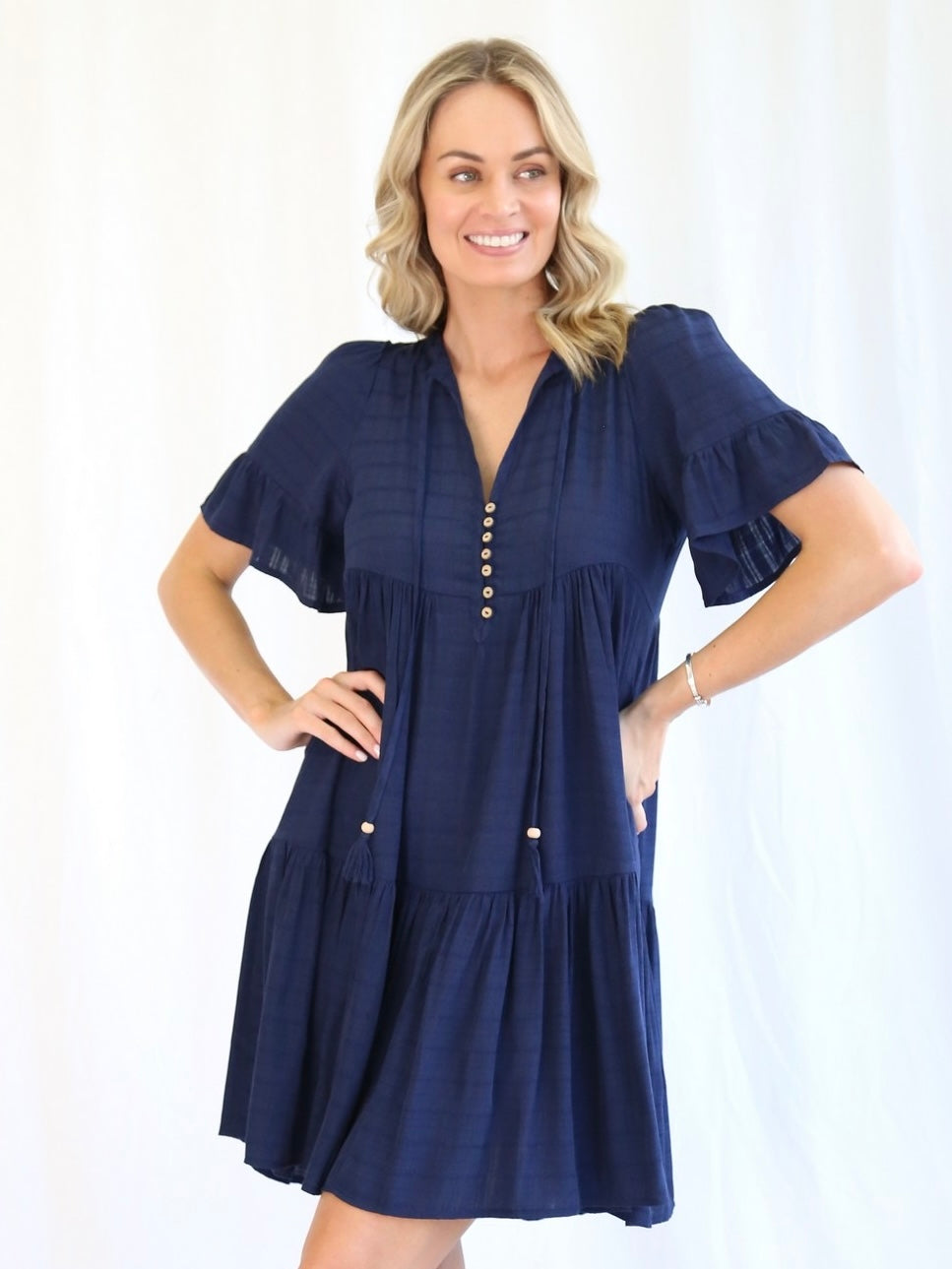LAST CHANCE - Size 6 Lisa Mini - Navy