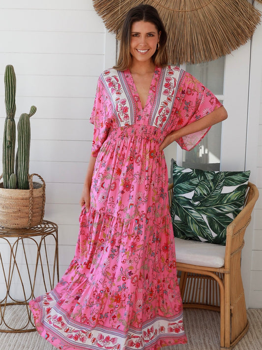 Elliana Maxi Dress - Pink