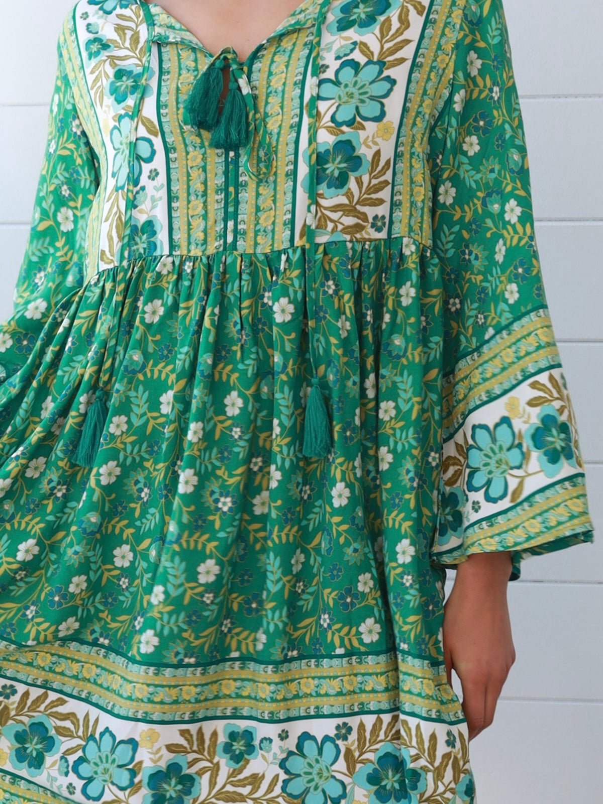 Eleanor 3/4 Sleeve Mini Dress