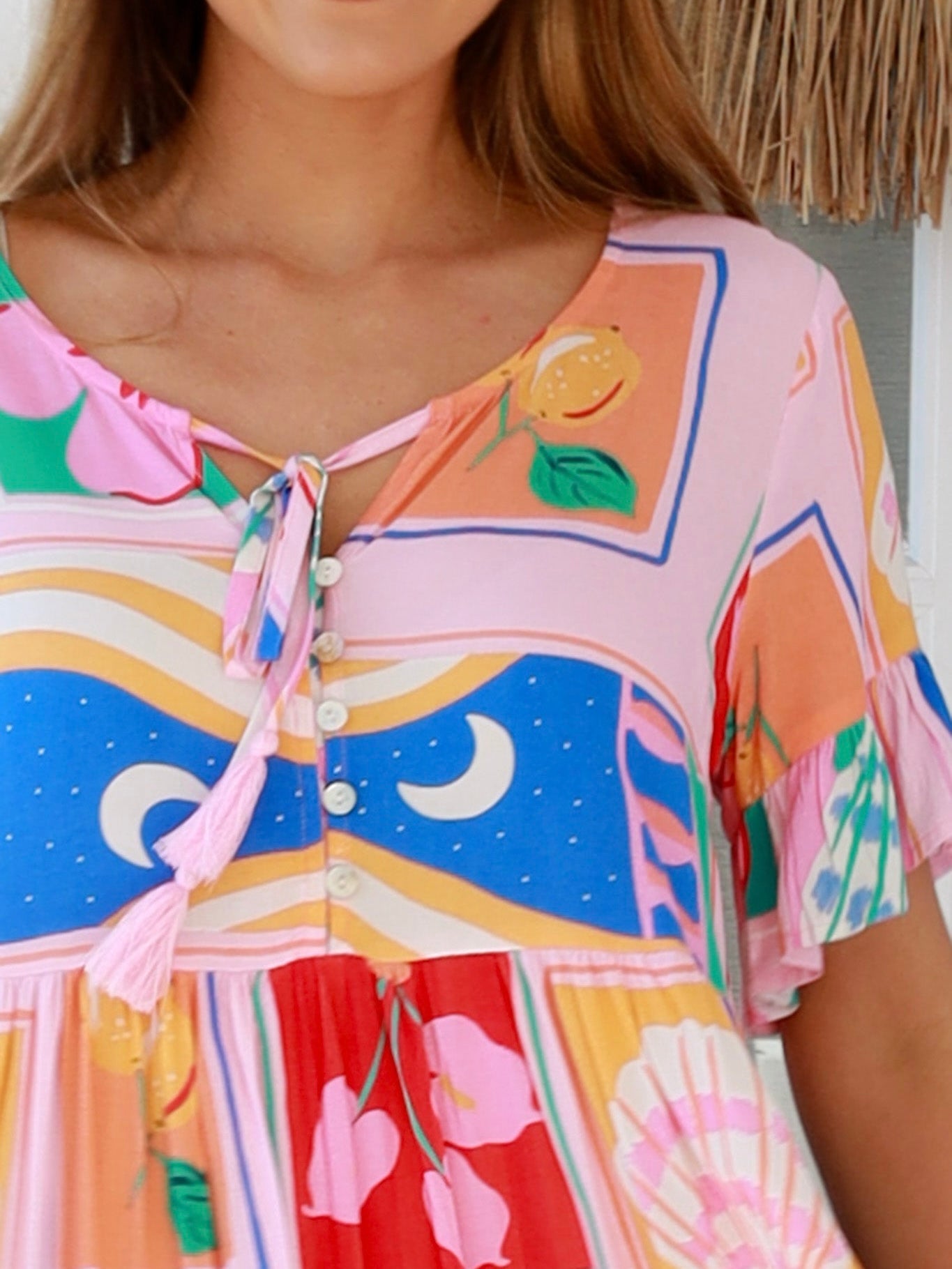 Brianna Mini Dress Beatrice Pink