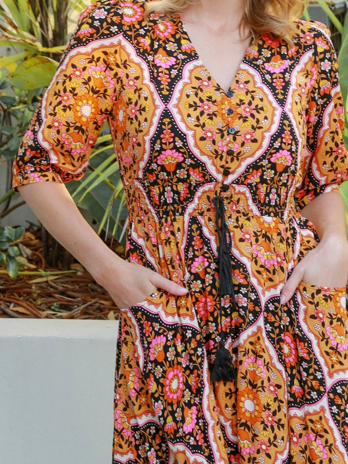 Luisa Black Maxi Dress