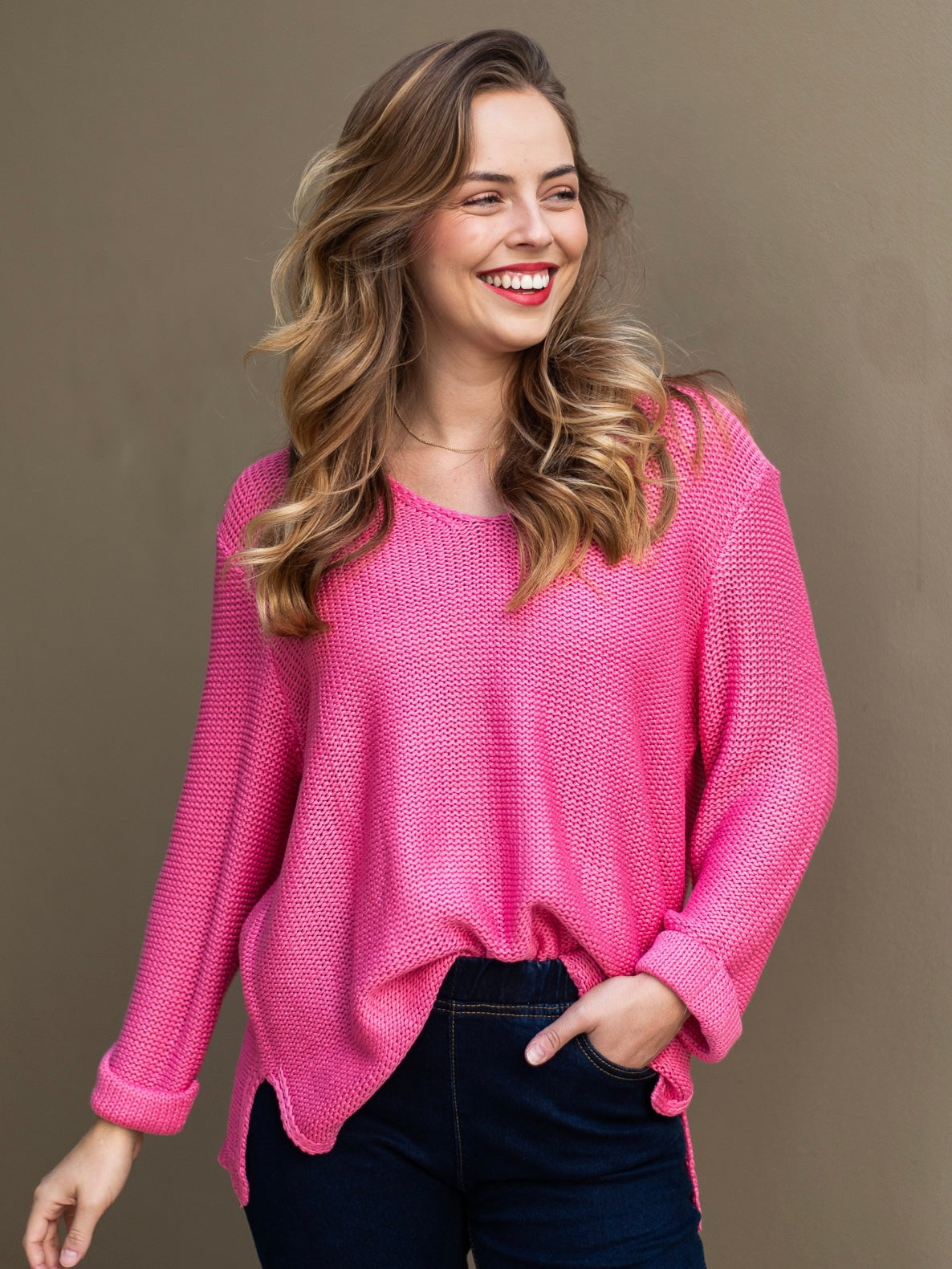 Kerry Knit - Berry Pink