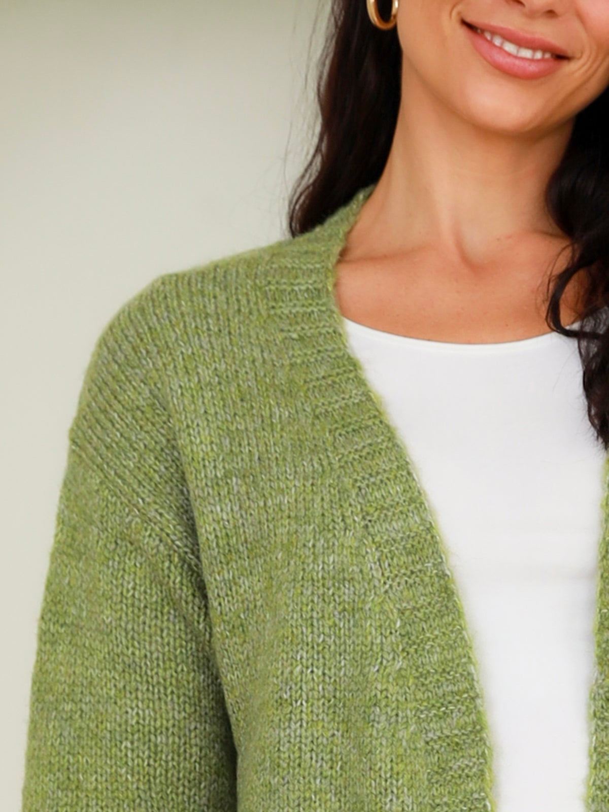 Tammy Knit Cardi - Olive
