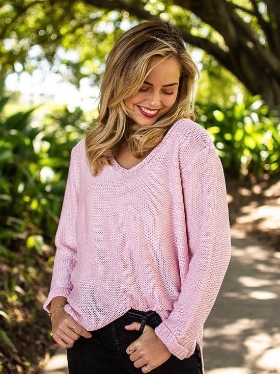 LAST CHANCE - L/XL Kerry Knit - Pink