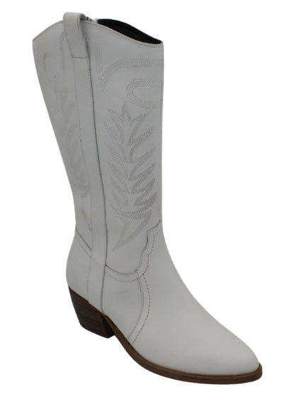 LAST CHANCE - Size  39 Dakota Leather Boot - White