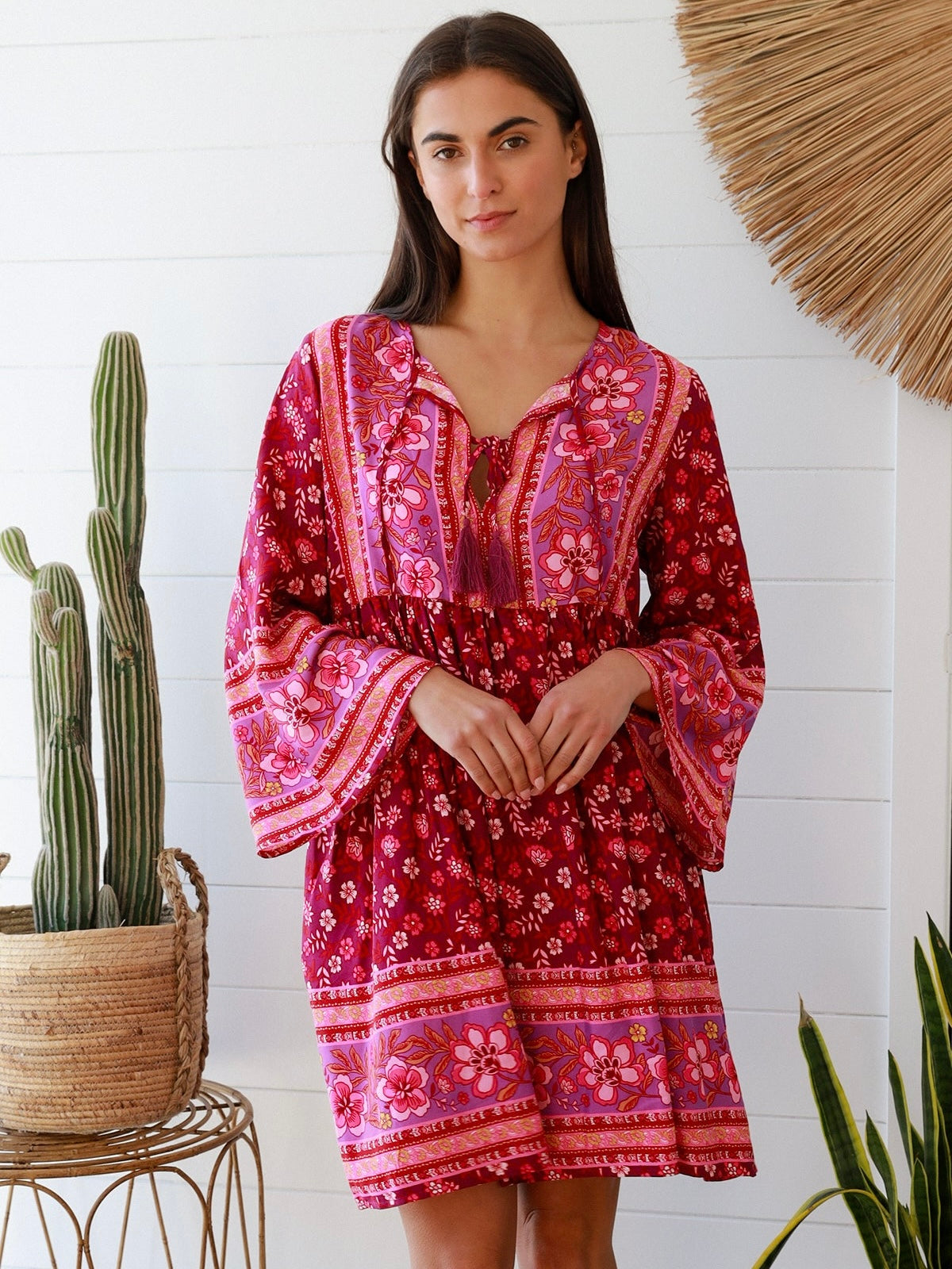 Josephine 3/4 Sleeve Mini Dress