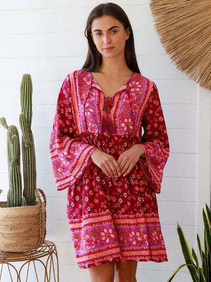 Josephine 3/4 Sleeve Mini Dress