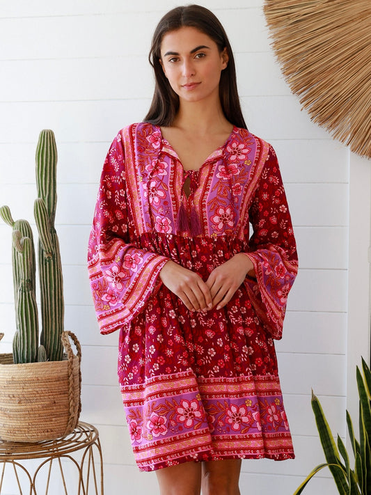 Josephine 3/4 Sleeve Mini Dress