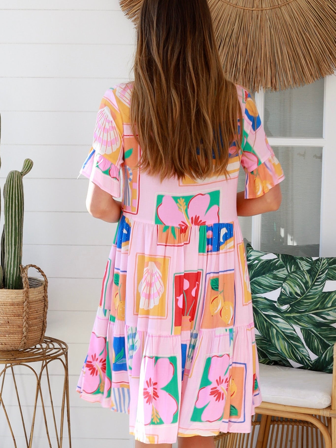 Brianna Mini Dress Beatrice Pink