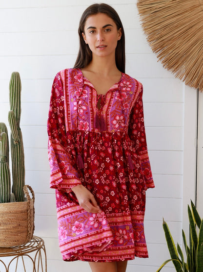 Josephine 3/4 Sleeve Mini Dress