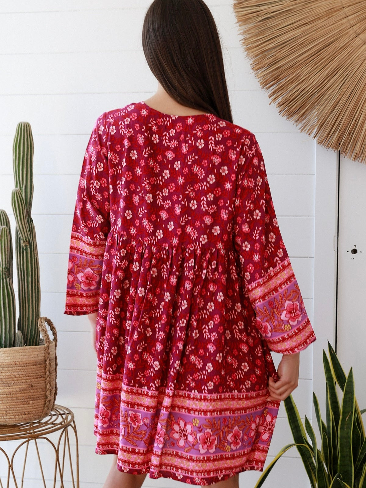 Josephine 3/4 Sleeve Mini Dress