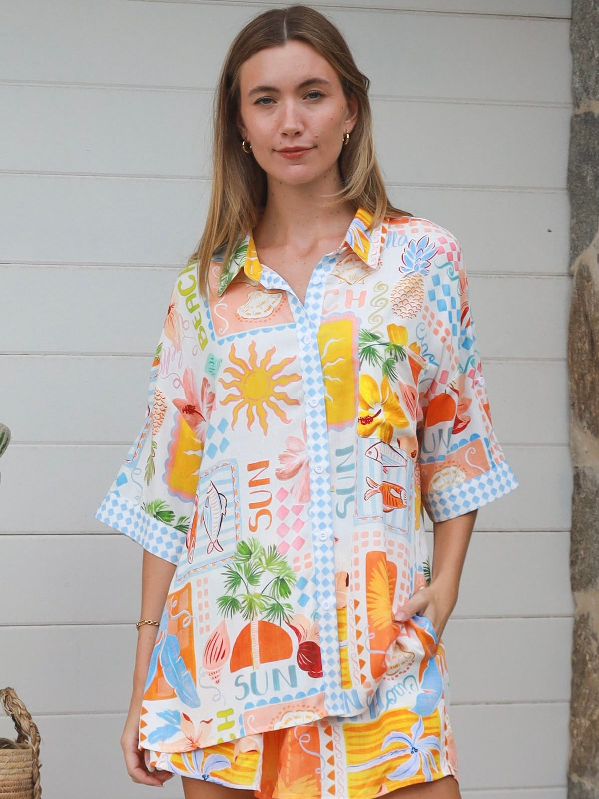 Hattie Shirt & Short Set