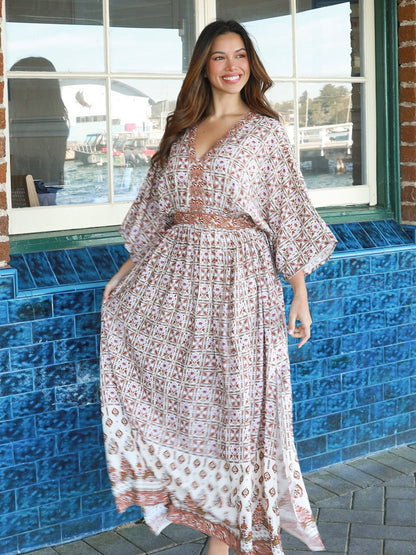 Tori Maxi Dress - Beige