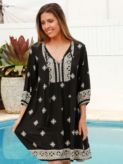Brooklyn Mini Dress - Black