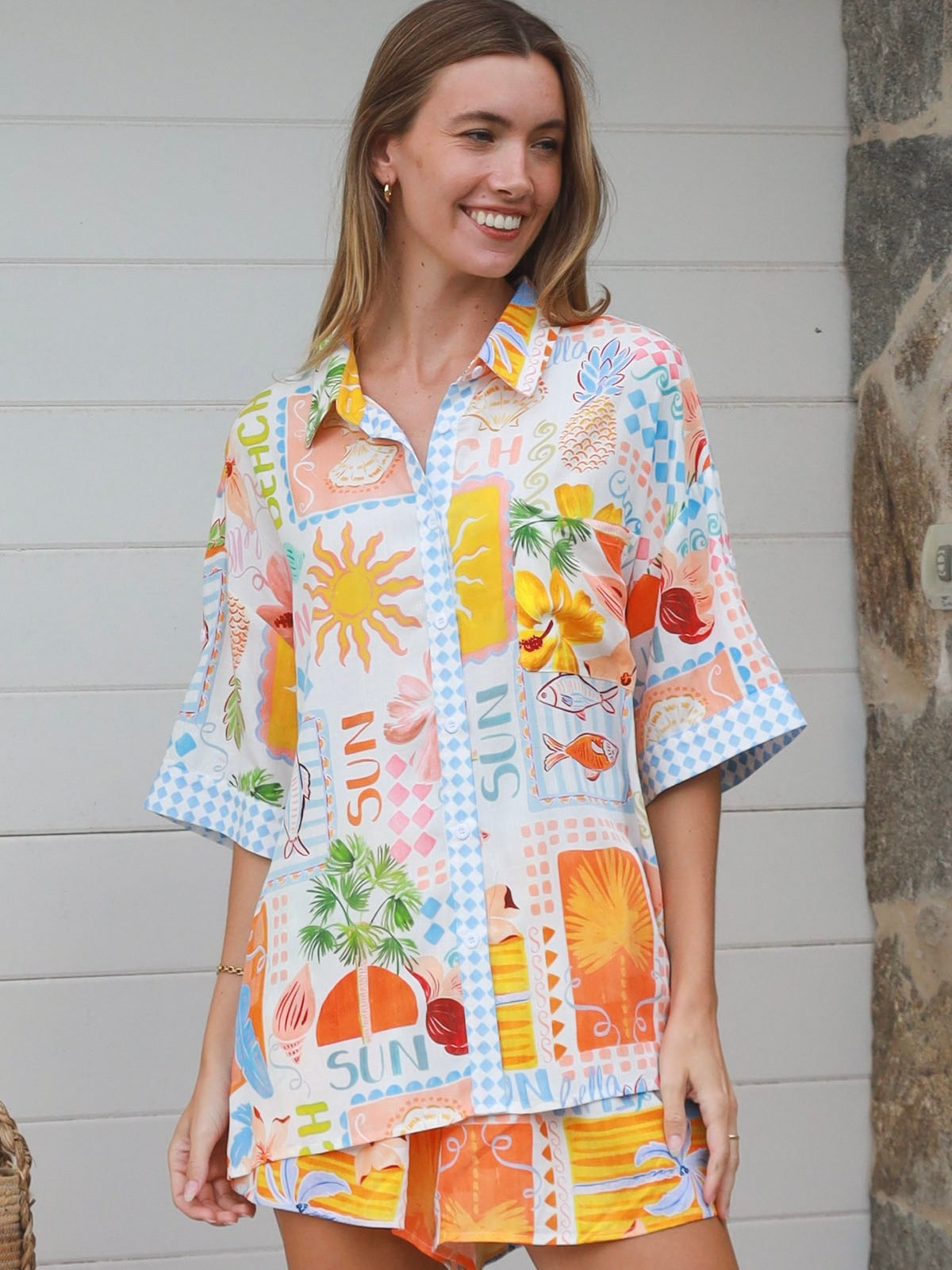 Hattie Shirt & Short Set