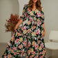 Vida Maxi - Black Floral