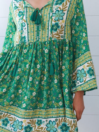 Eleanor 3/4 Sleeve Mini Dress