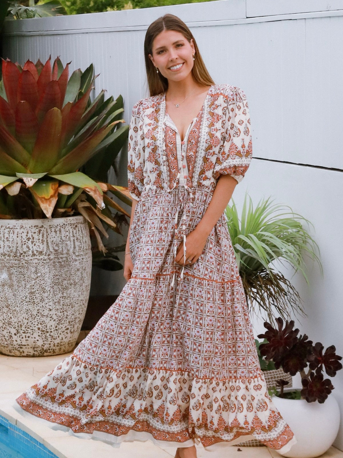 LAST CHANCE - Size 18 Tori Maxi Dress