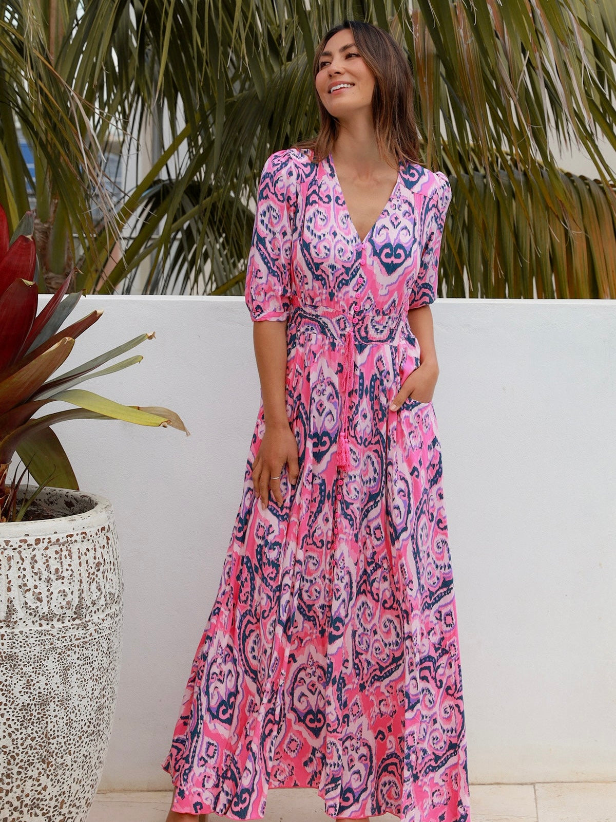 LAST CHANCE - Size 18 Sabrina Maxi Dress