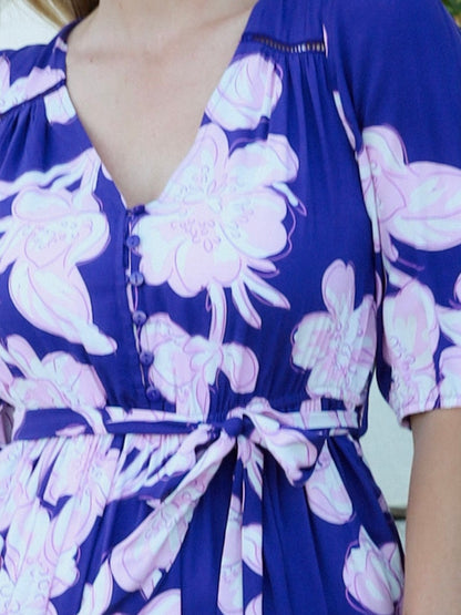 Betty Purple Mini Dress