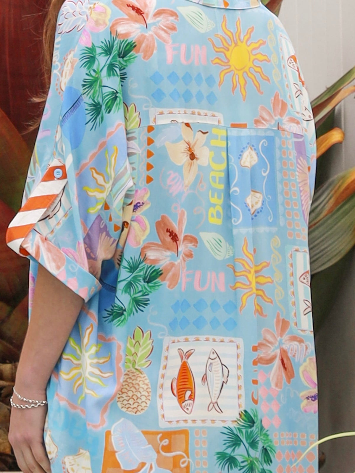 Hattie Blue Shirt & Short Set