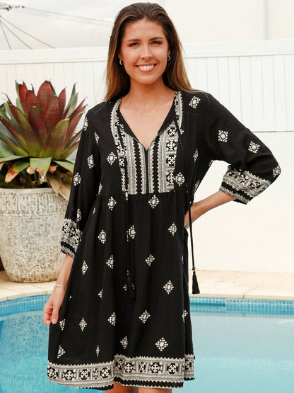 Brooklyn Mini Dress - Black