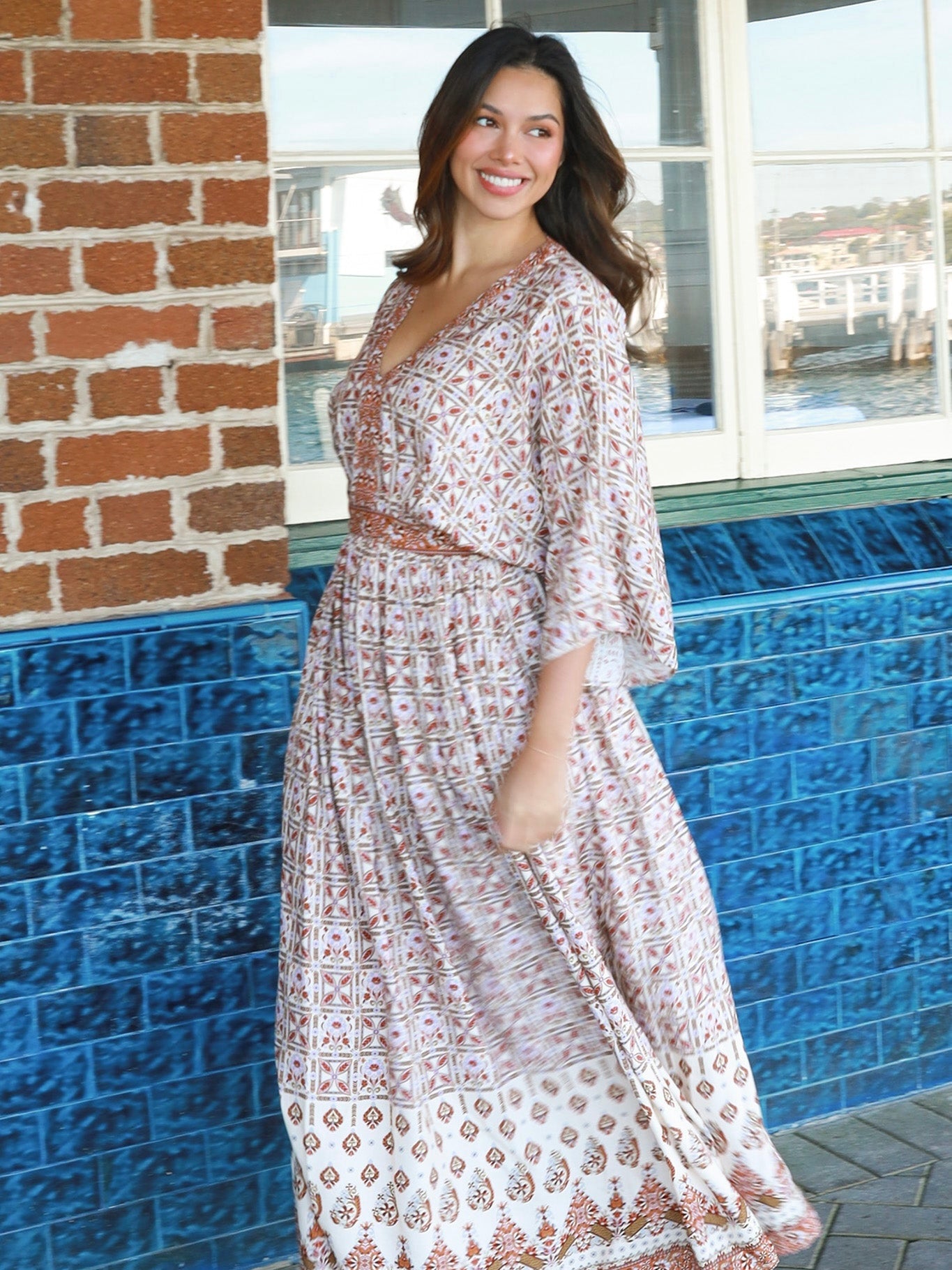 Tori Maxi Dress - Beige