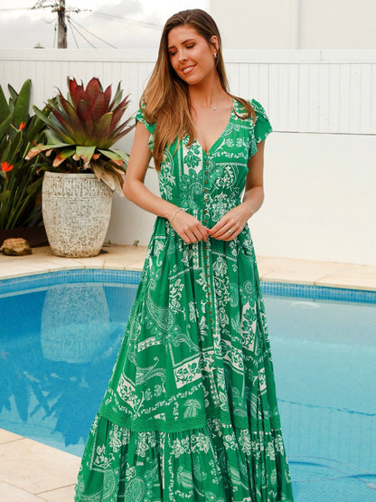 Jade Maxi Dress - Green