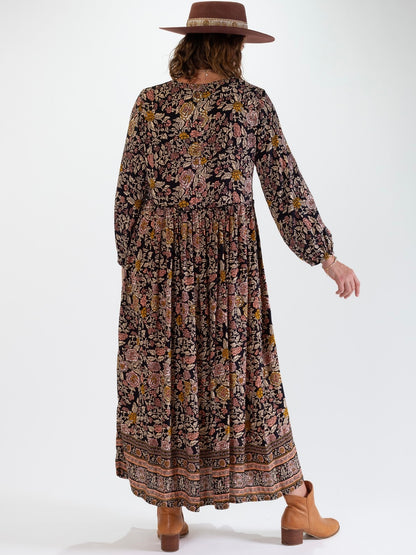 Mila Maxi Dress - Desert Rose