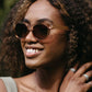 Lila Grace Champagne | Brown Gradient Lens | Walnut Arms