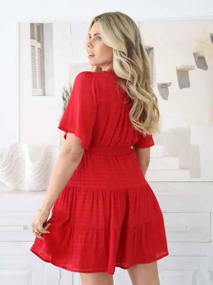 Maree Mini Dress - Red
