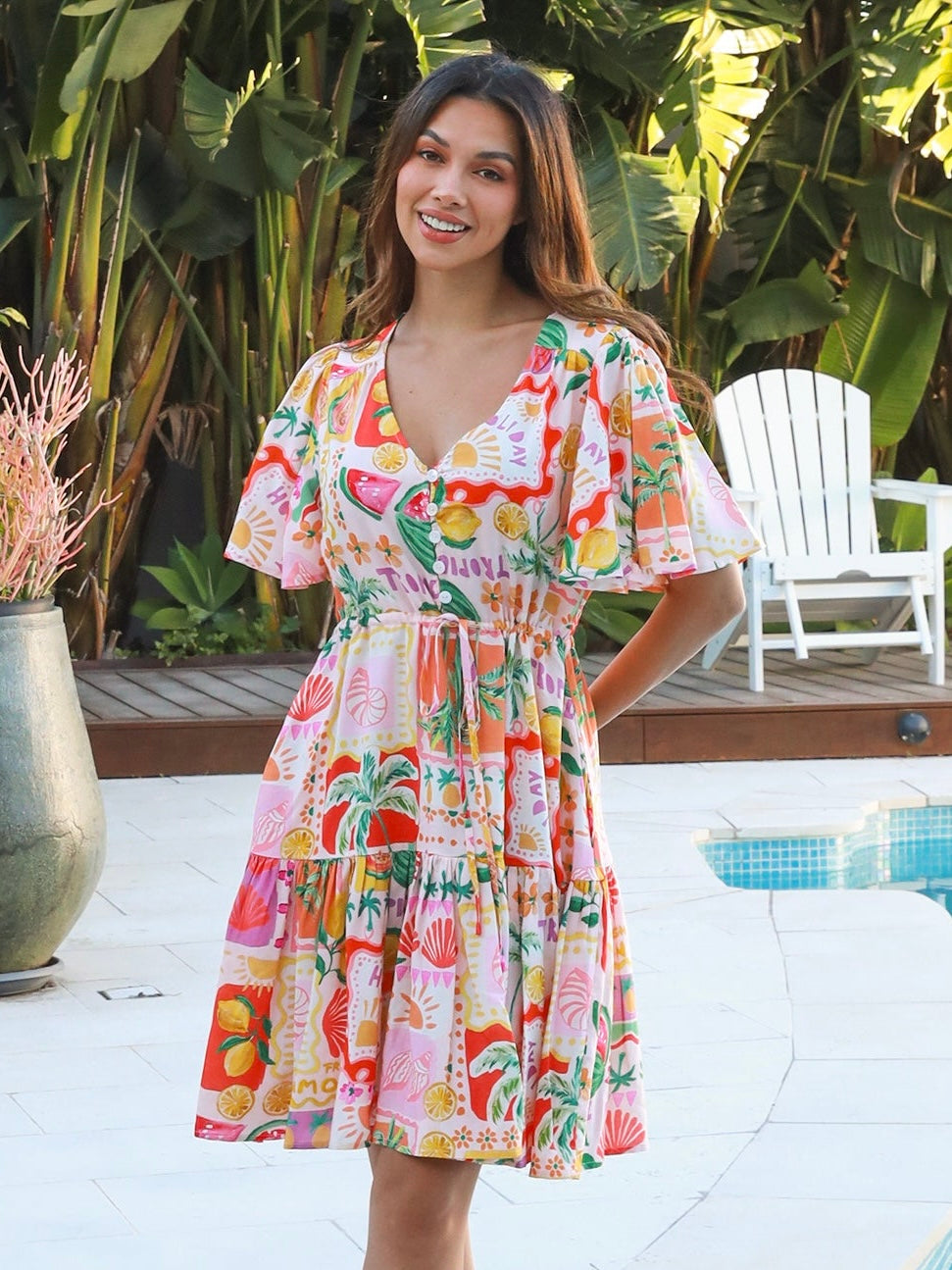 LAST CHANCE - Size 12 Ruby Mini Dress