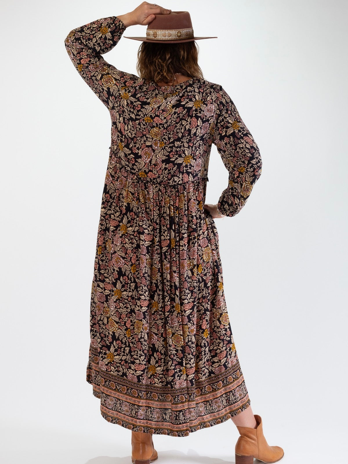 Mila Maxi Dress - Desert Rose