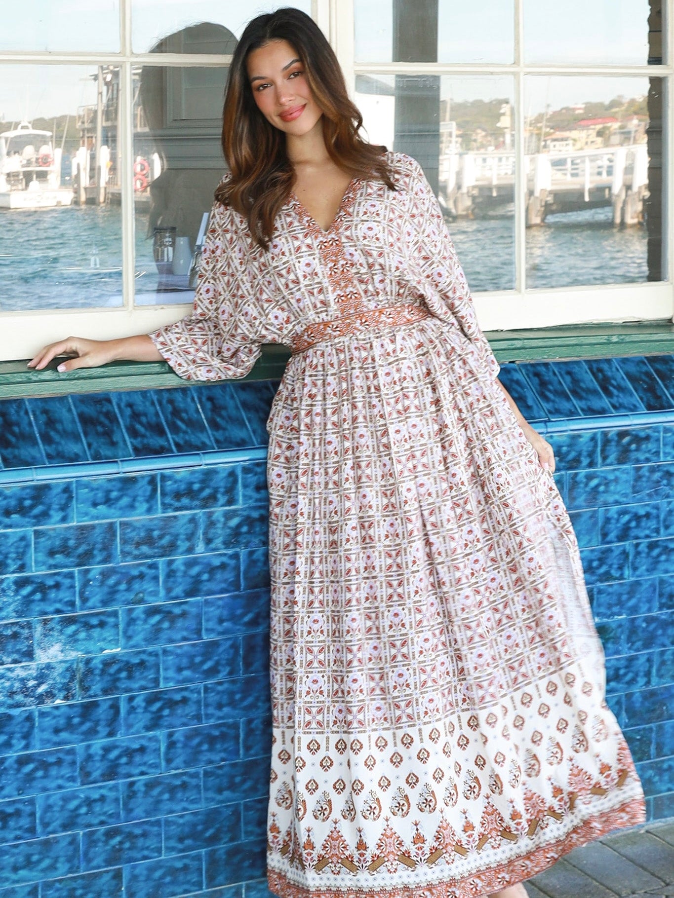 Tori Maxi Dress - Beige