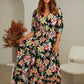 Vida Maxi - Black Floral