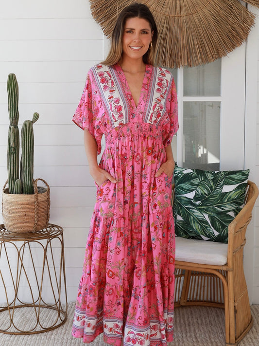 Elliana Maxi Dress - Pink