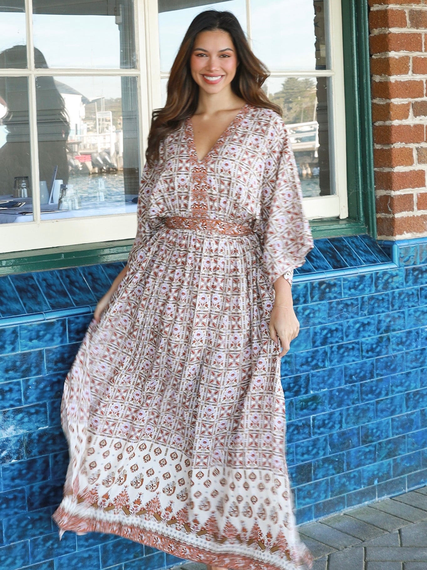 Tori Maxi Dress - Beige