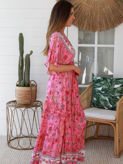 Elliana Maxi Dress - Pink