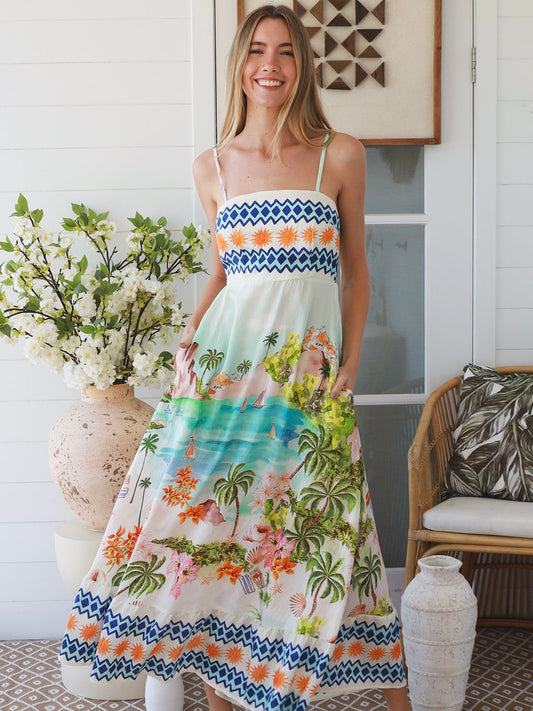 Geneis Slip Maxi Dress