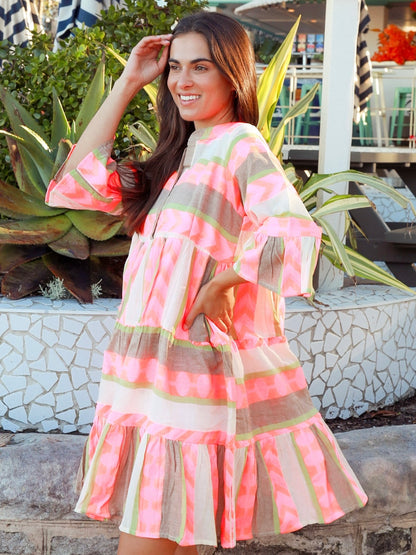 Kiri Mediterranean Mini Dress