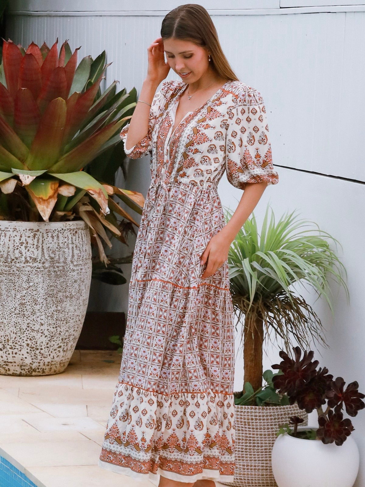 LAST CHANCE - Size 18 Tori Maxi Dress