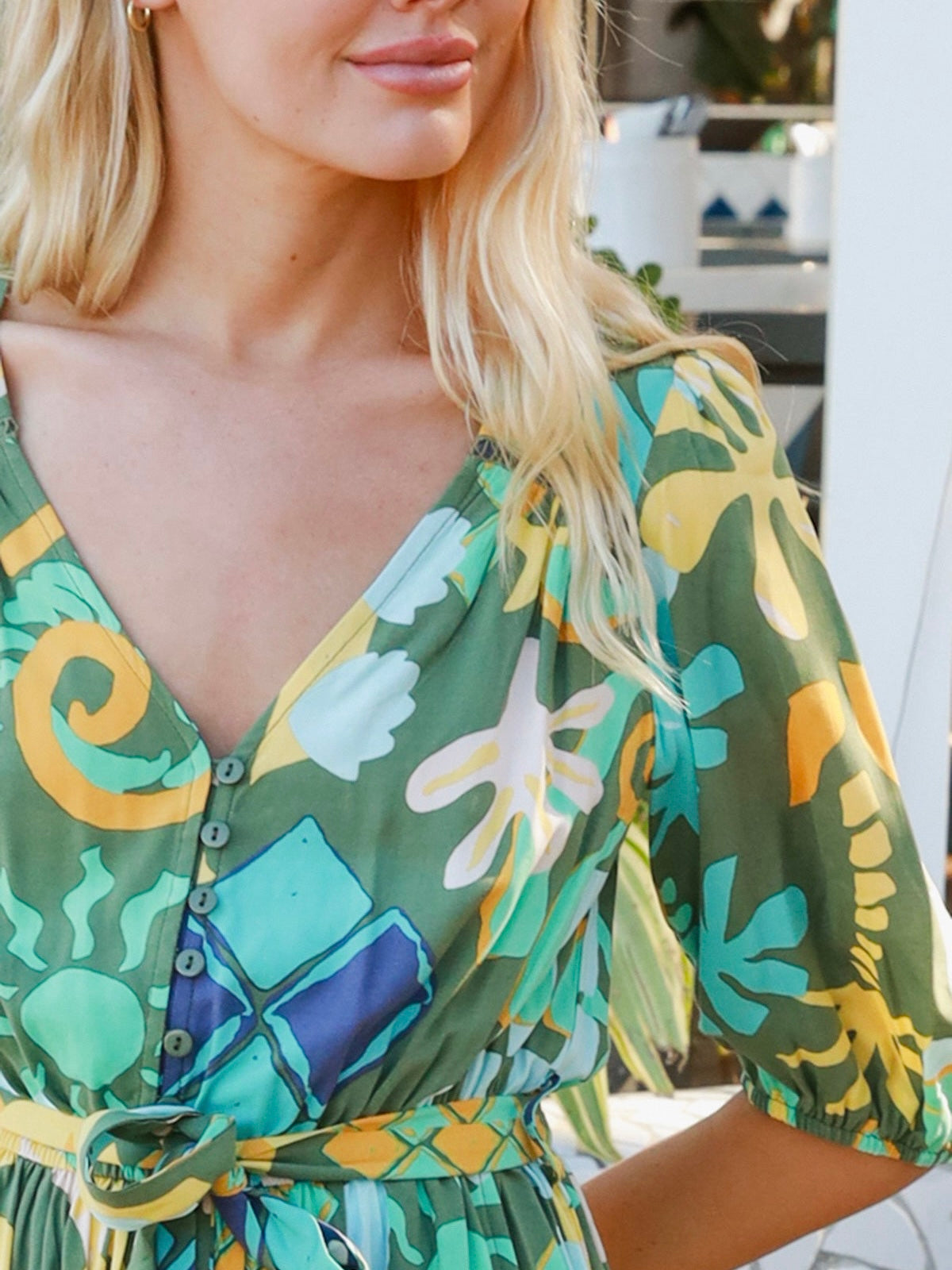 Ariana Mini Dress - Green