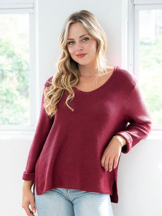 Kerry Knit - Dark Rose