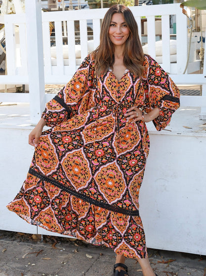 Luisa Black Midi Dress