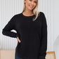 Angie Waffle Knit - Black