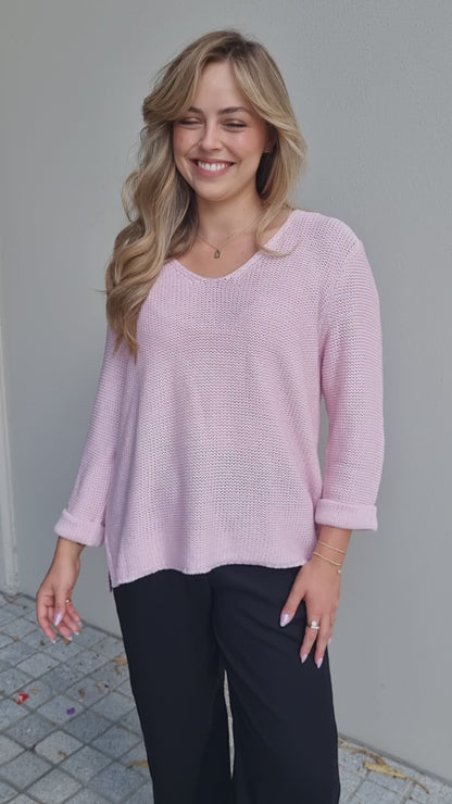 LAST CHANCE - L/XL Kerry Knit - Pink