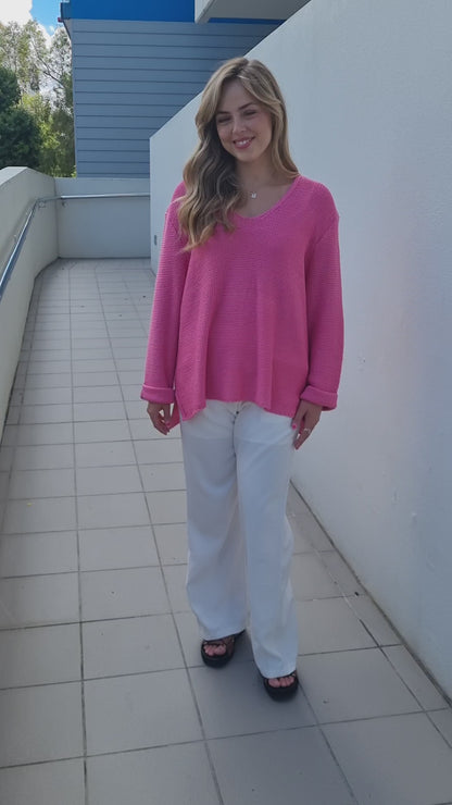 Kerry Knit - Berry Pink