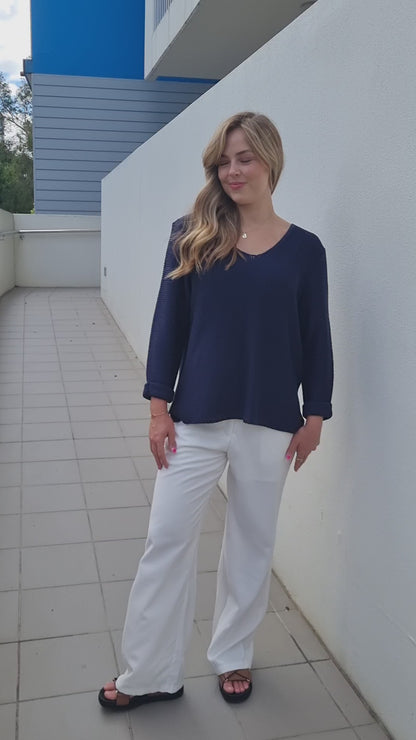 Kerry Knit - Navy