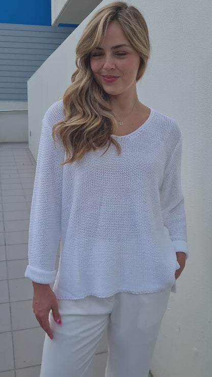 Kerry Knit - White