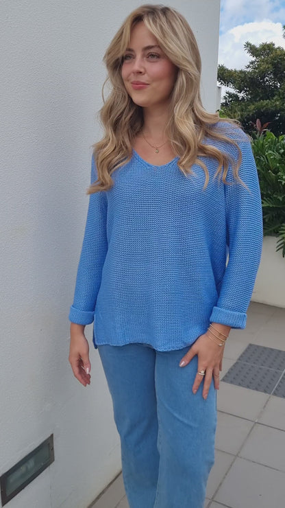 Kerry Knit - Cornflower Blue